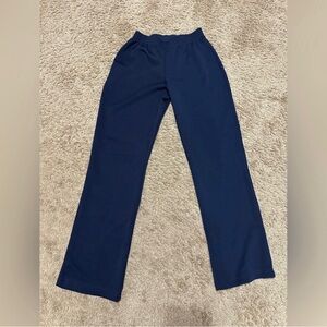 Varsity Dark Blue Relaxed Pants F-12